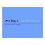 one piece  Postcards