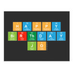 Happy
 Birthday
 Jo  Postcards