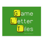 Game Letter Tiles  Postcards