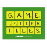 Game
 Letter
 Tiles  Postcards