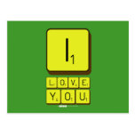 I
 LOVE
 YOU  Postcards