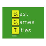 Best
 Games
 Titles  Postcards