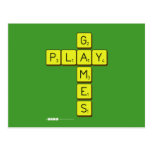       G
 PLAY
       M
       E
       S  Postcards