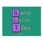 Game
 Letter
 Tiles  Postcards