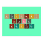 Periodic
 Table
 Writer  Postcards