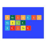 Periodic
 Table
 Writer  Postcards