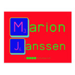 Marion
 Janssen  Postcards