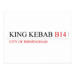 King Kebab  Postcards