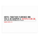 hotel together florence inn via a. de gasperi 6  Postcards