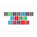 Periodic
 Table
 Writer  Postcards
