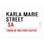 Karla marie STREET   Postcards