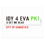 idy 4 eva  Postcards