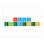 Heavy
 Elements  Postcards