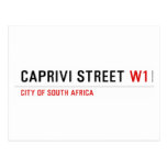 caprivi street  Postcards