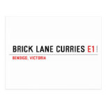 brick lane curries  Postcards