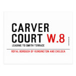 CARVER COURT  Postcards