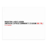 Brighton & Hove Albion American Express Community Stadium  Postcards