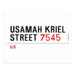 usamah kriel street  Postcards