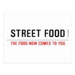 Street food  Postcards