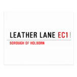 Leather Lane  Postcards