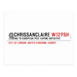 @ChrisSanClaire  Postcards