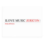 ilove music  Postcards