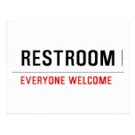 Restroom  Postcards