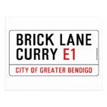 Brick Lane Curry  Postcards