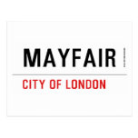 MAYFAIR  Postcards