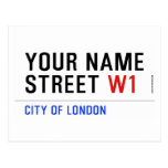 Your Name Street  Postcards