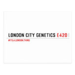 London city genetics  Postcards