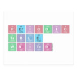 Periodic
 Table
 Writer  Postcards