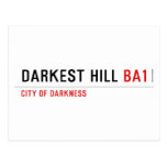 darkest hill  Postcards