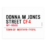 Donna M Jones STREET  Postcards