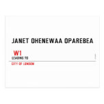 JANET OHENEWAA OPAREBEA     Postcards