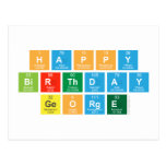 Happy
 Birthday
 George  Postcards