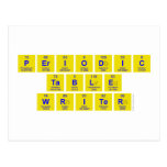 Periodic
 Table
 Writer  Postcards