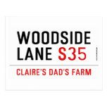 Woodside Lane  Postcards