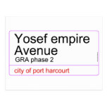 Yosef empire  Avenue   Postcards