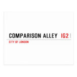 Comparison alley   Postcards