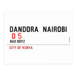 DANDORA  NAIROBI   Postcards