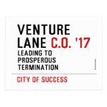 Venture  Lane  Postcards
