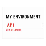 My environment    Postcards