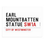earl mountbatten statue  Postcards