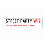 Street Party  Postcards