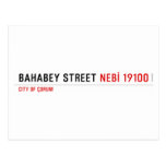 BAHABEY STREET  Postcards