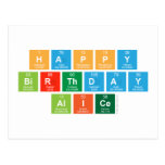 happy
 birthday
 alice  Postcards