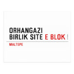 ORHANGAZI BIRLIK SITE  Postcards