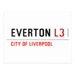 EVERTON  Postcards