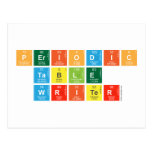 Periodic
 Table
 Writer  Postcards